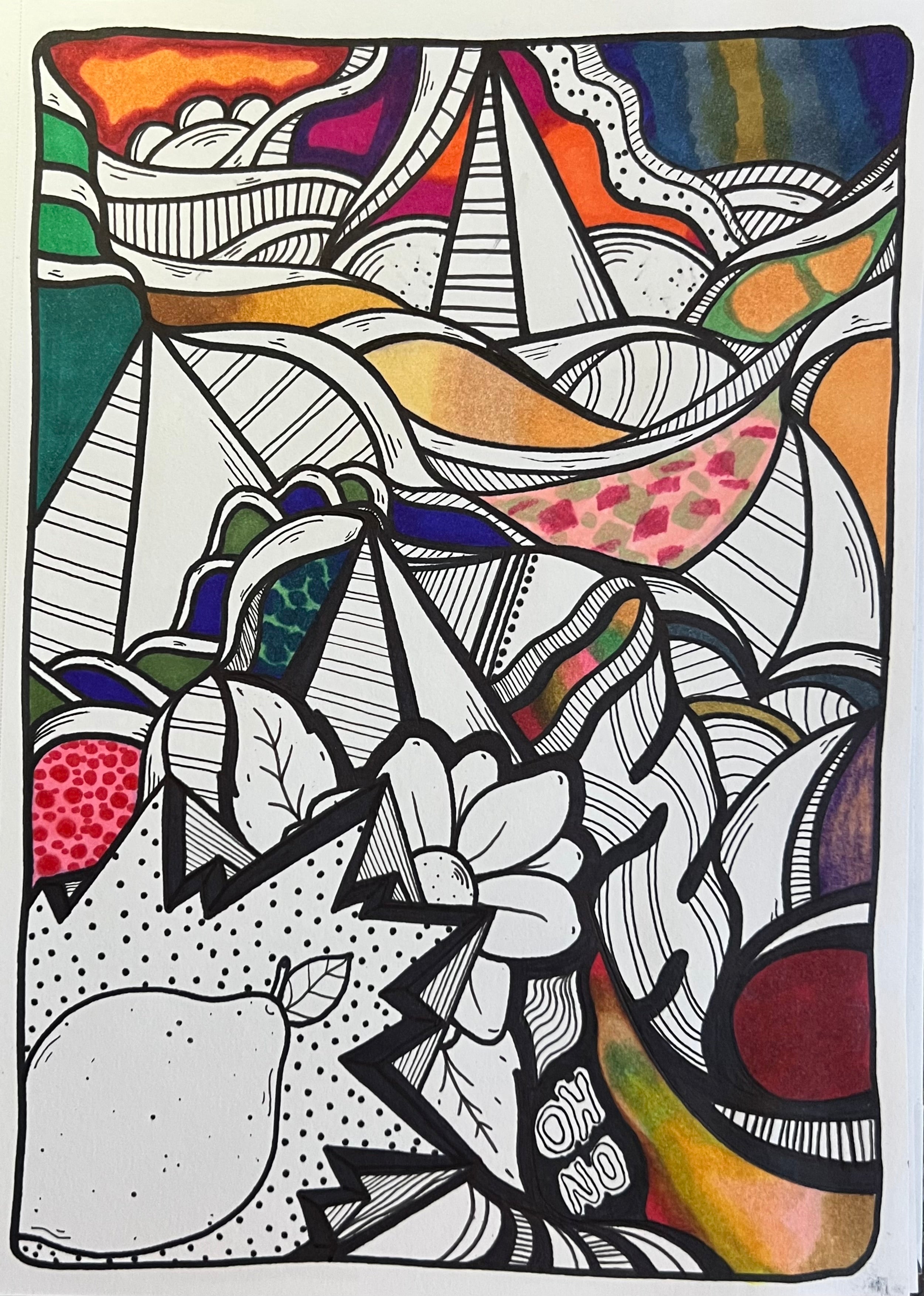 The lemon’s journey drawing