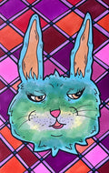 Bored bunny drawing