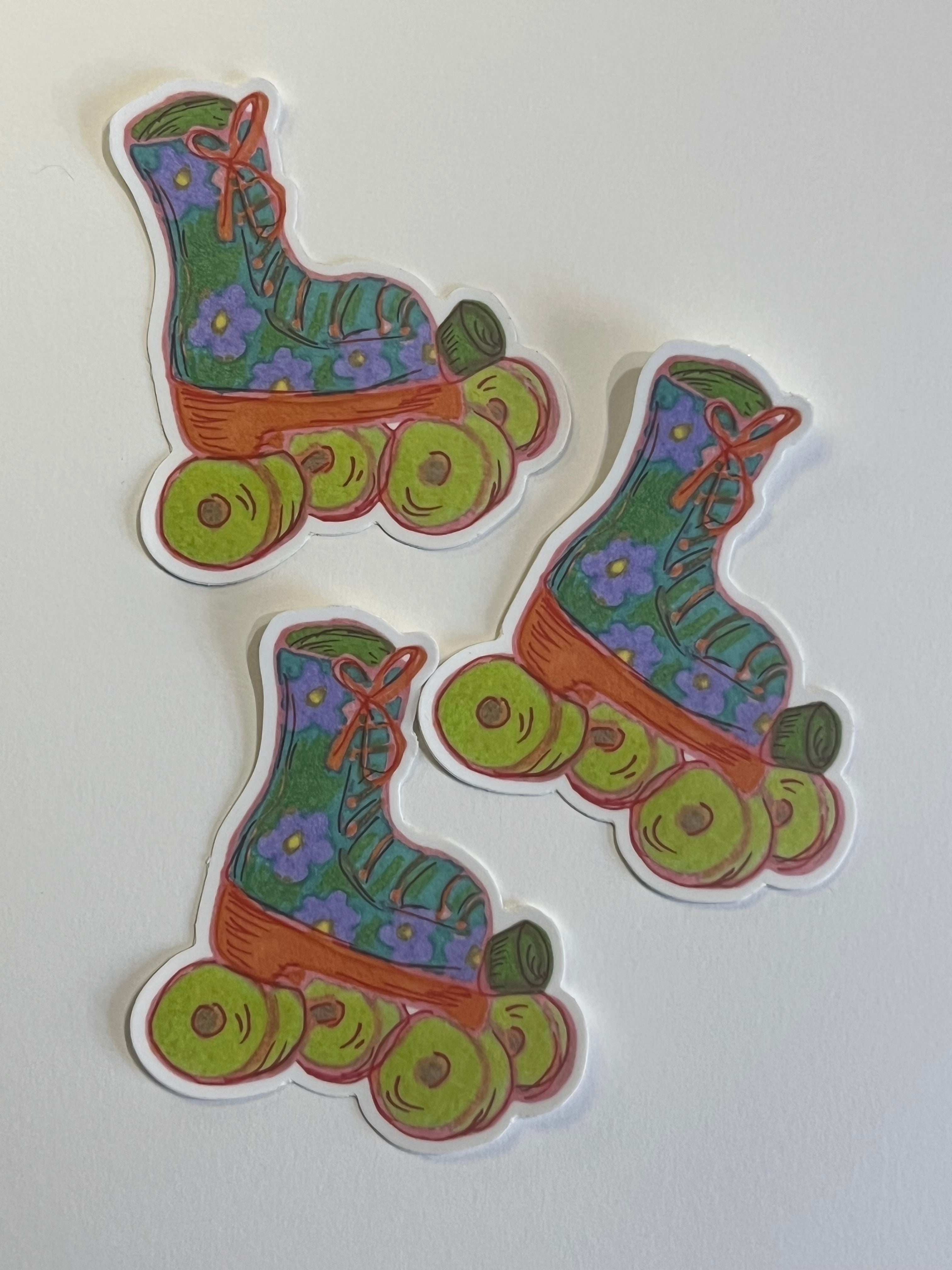 Roller skate sticker