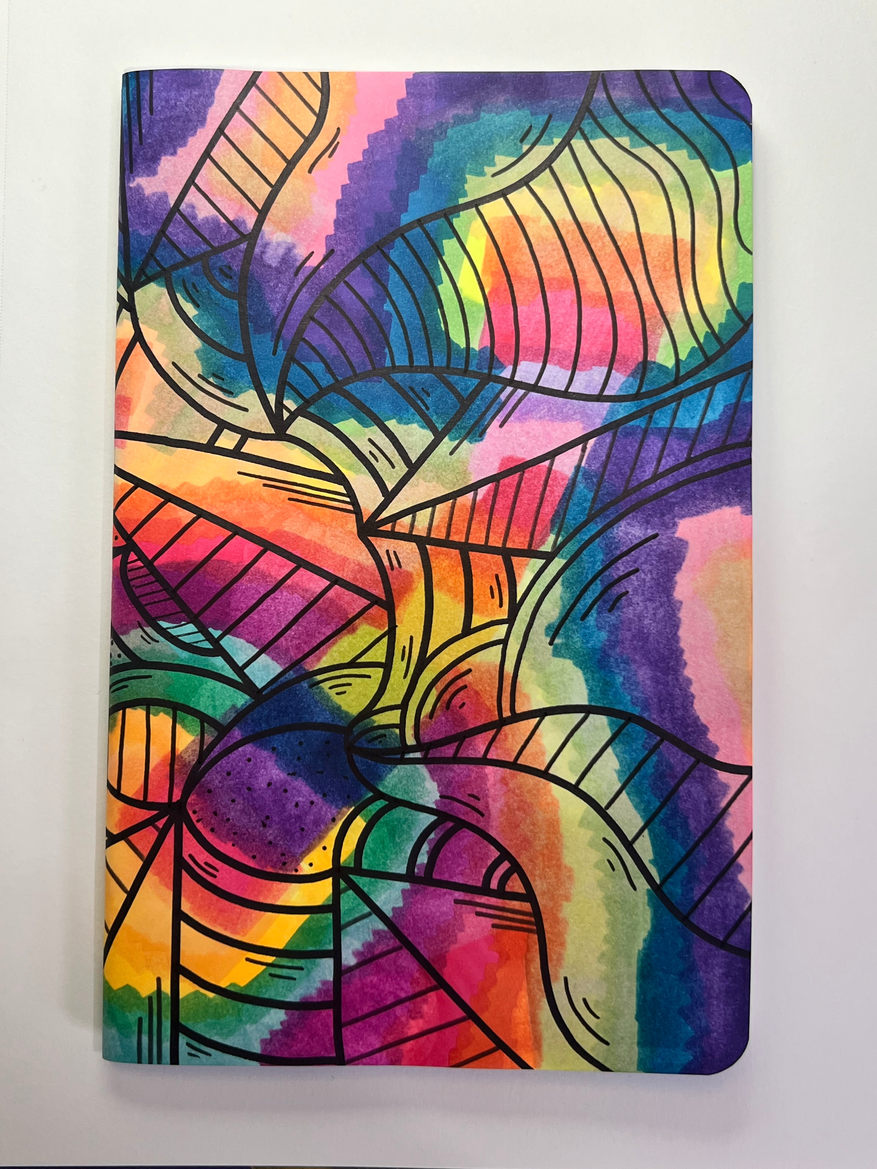 Smothered and covered notebook