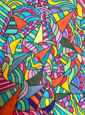 Through the woods drawing