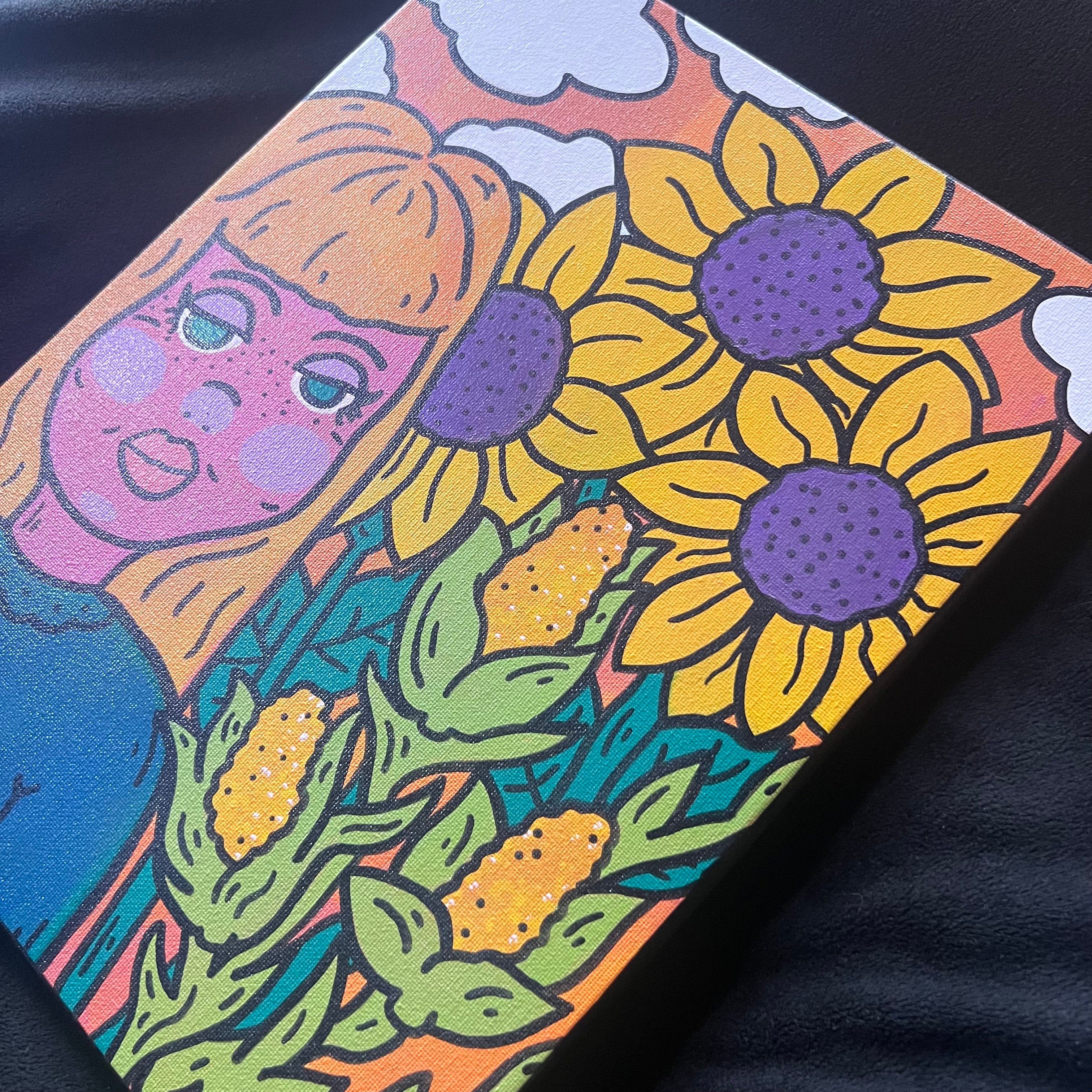 The garden of childhood painting