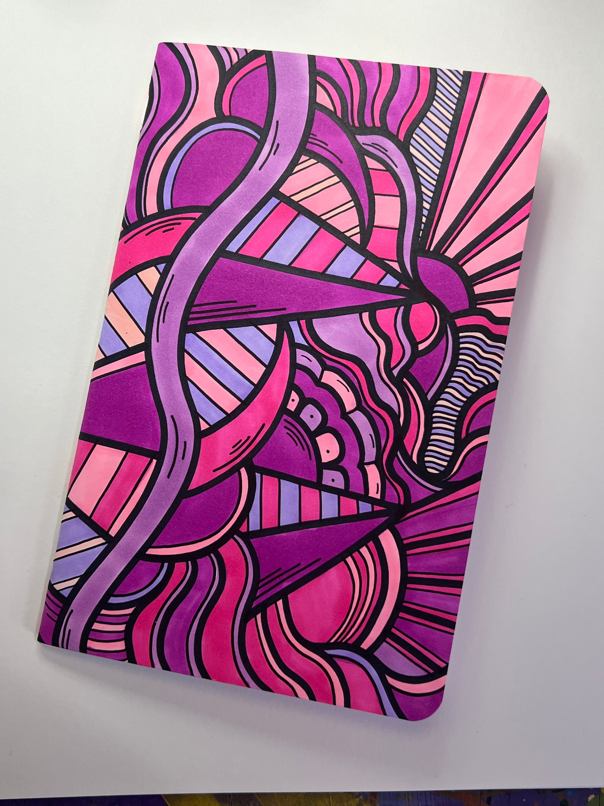 Purple paradise notebook