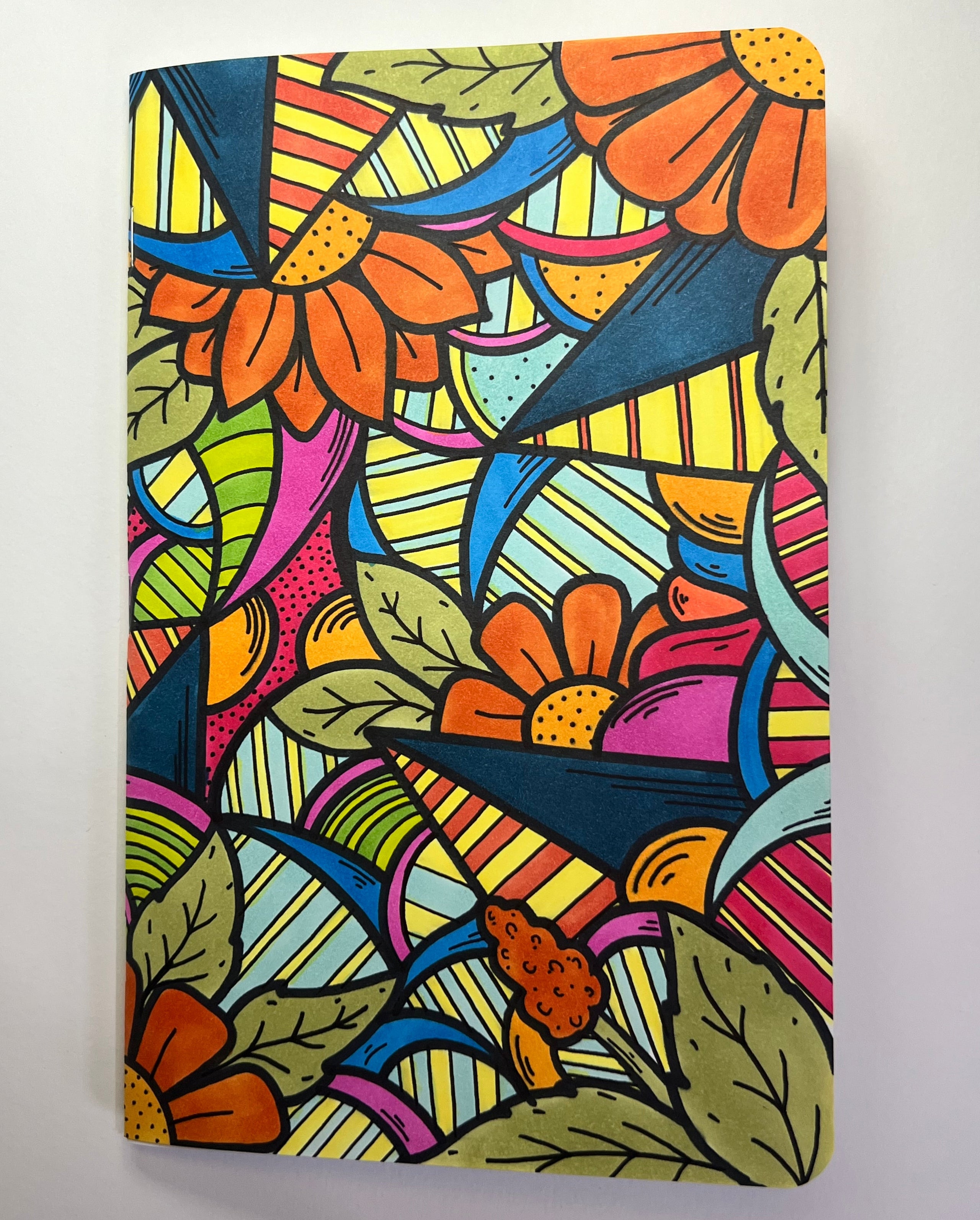 Summer flowers notebook