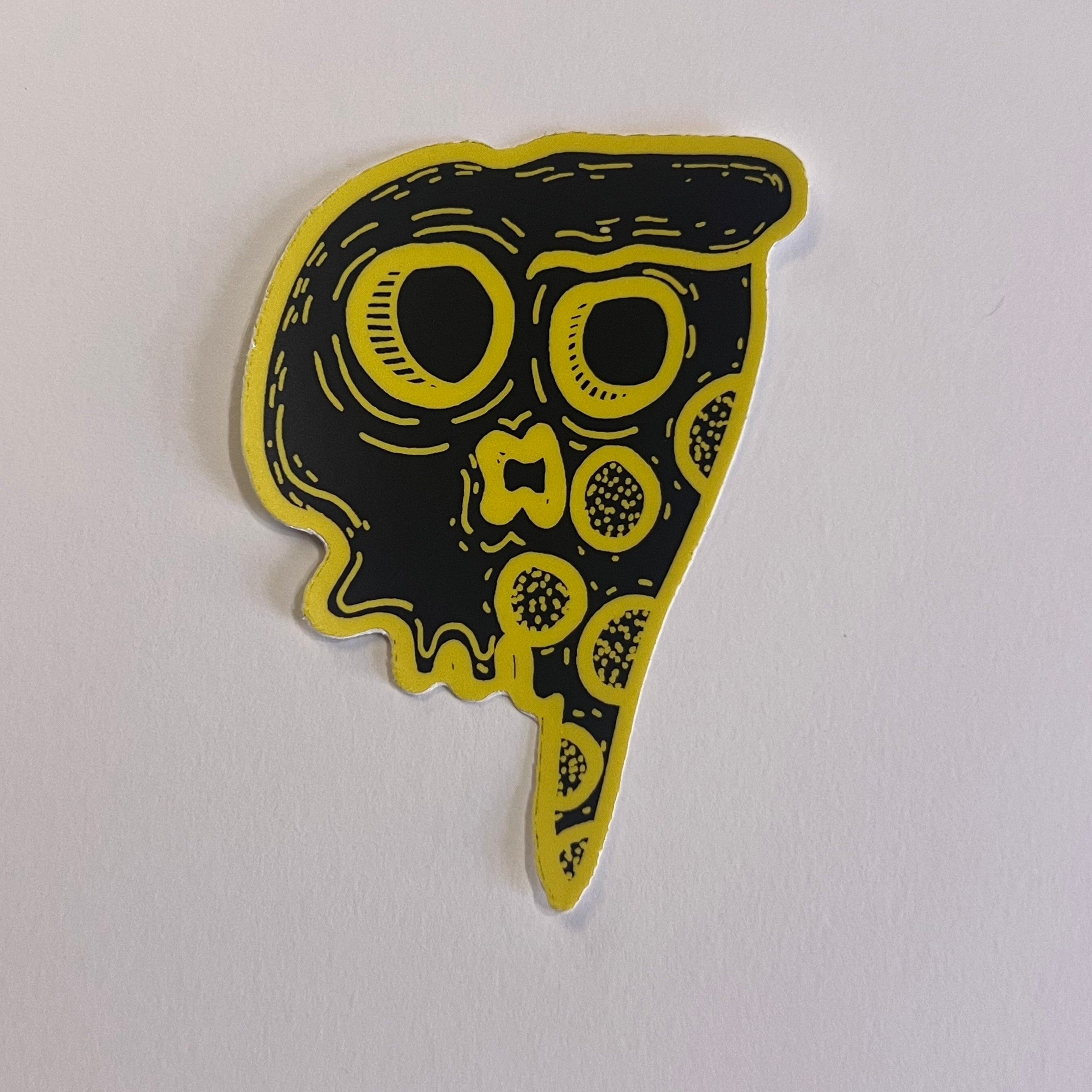 Pizza Skull sticker