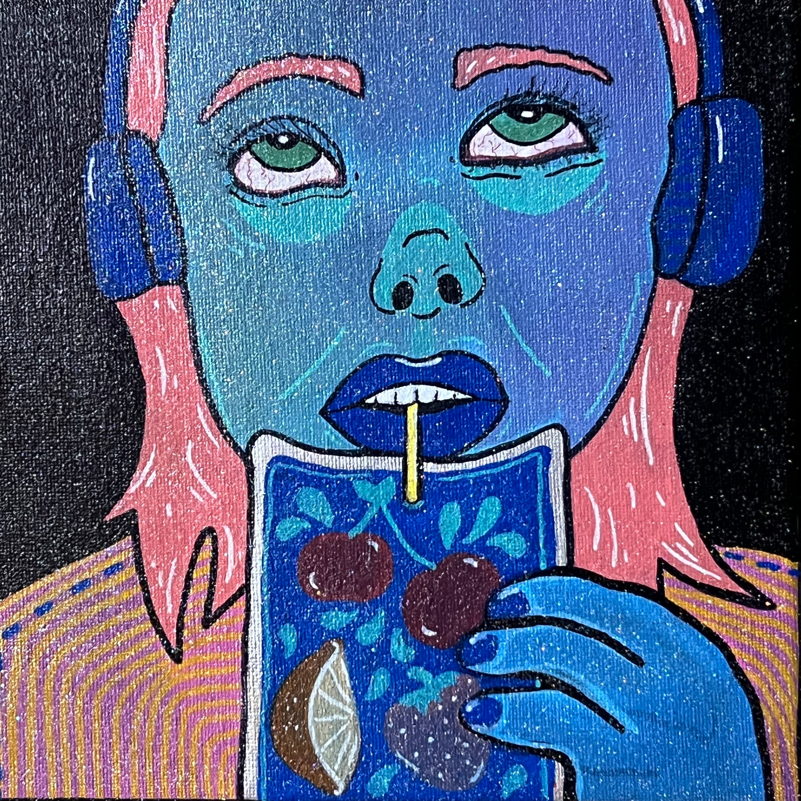 Juice Break painting