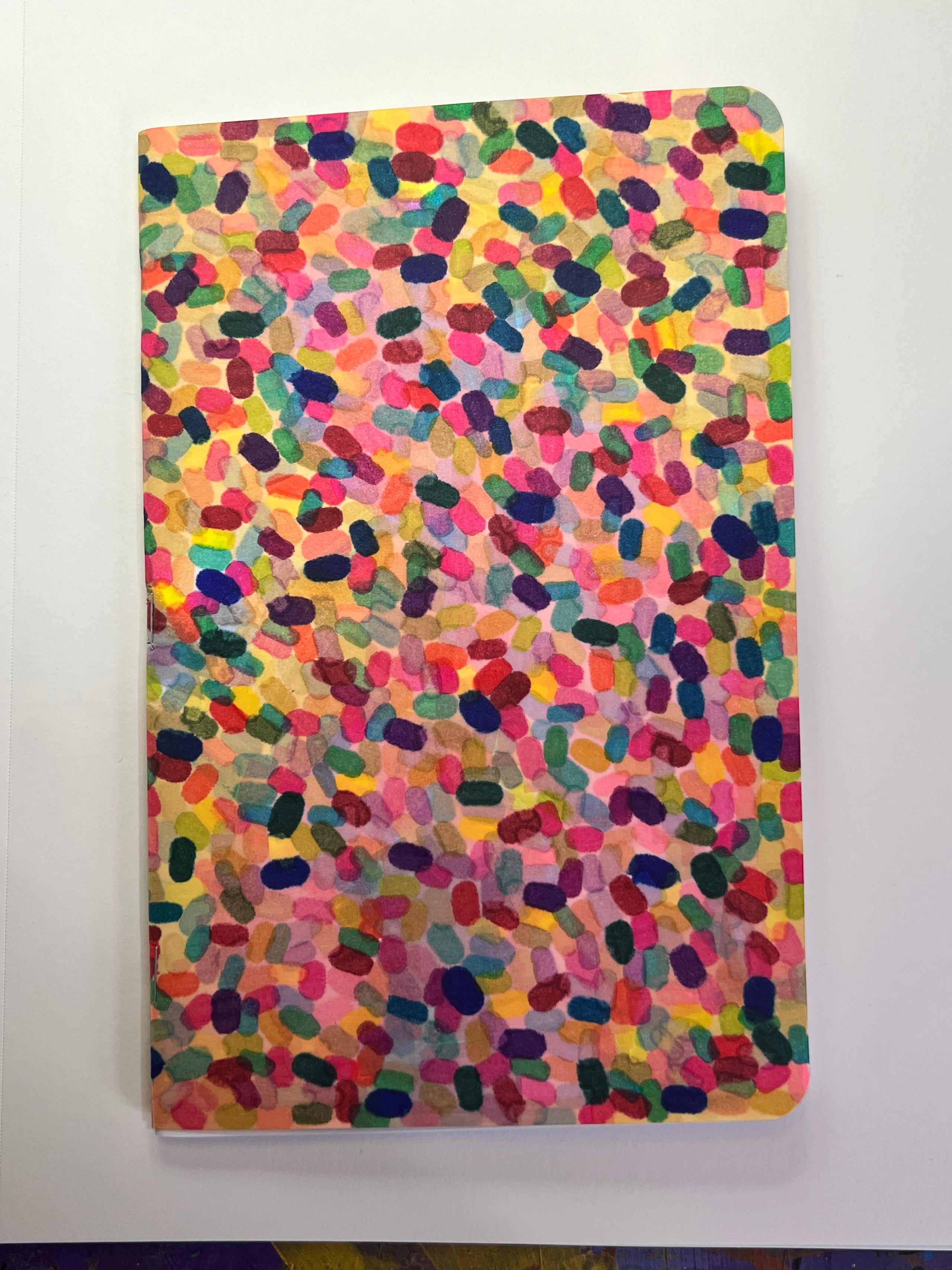Rainbow light notebook